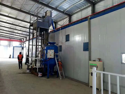 Sandblasting room Sandblasting room